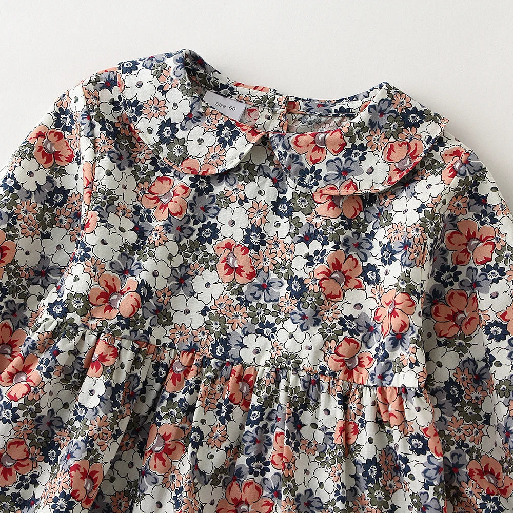 2 Piece Floral Dress and Bloomer Set