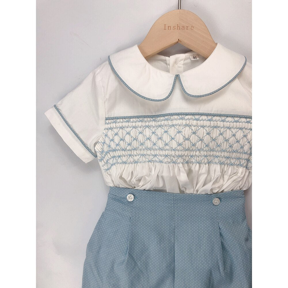Smocked Embroidered Boutique Set