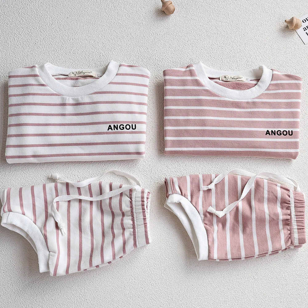 Casual Comfy Sweatshirt And Short Suit