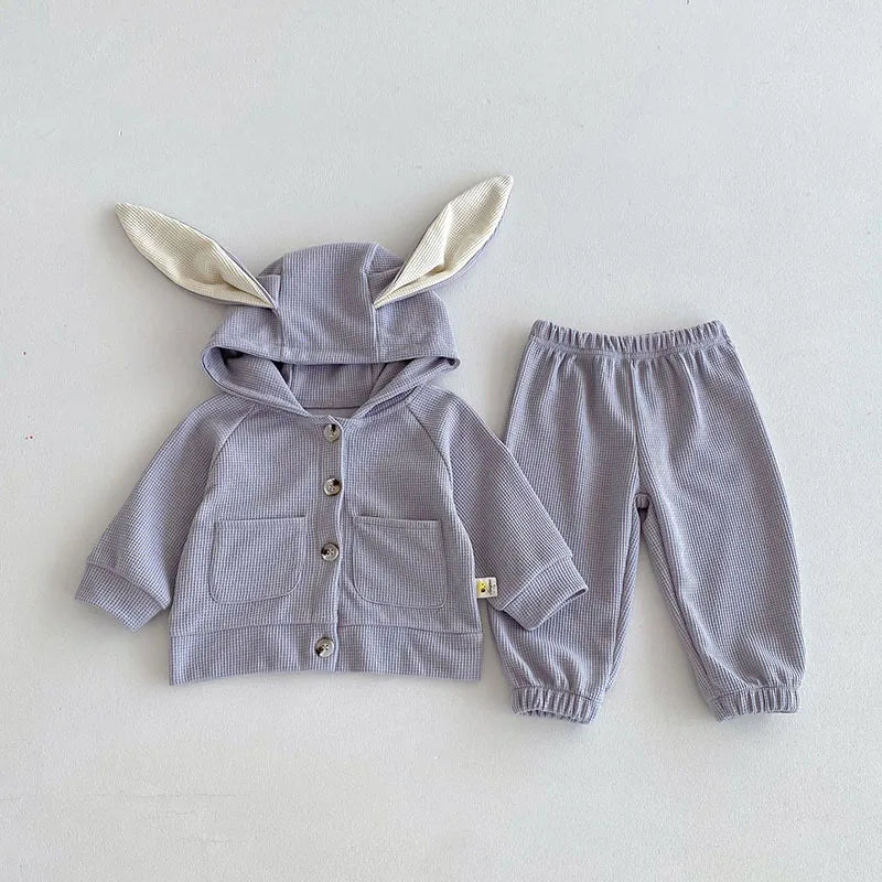 Rabbit Ear Hooded 2 Piece Set