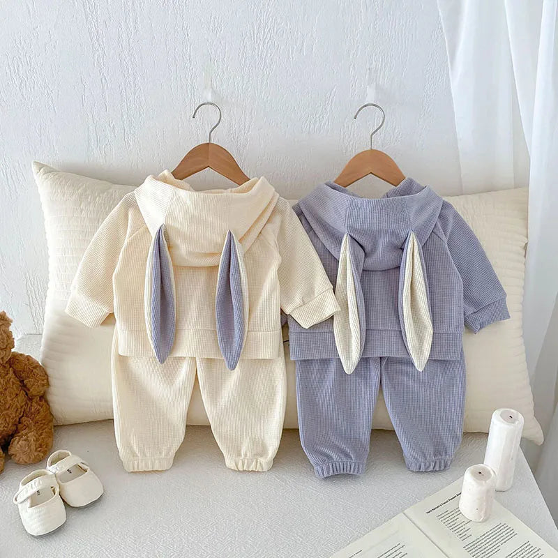 Rabbit Ear Hooded 2 Piece Set