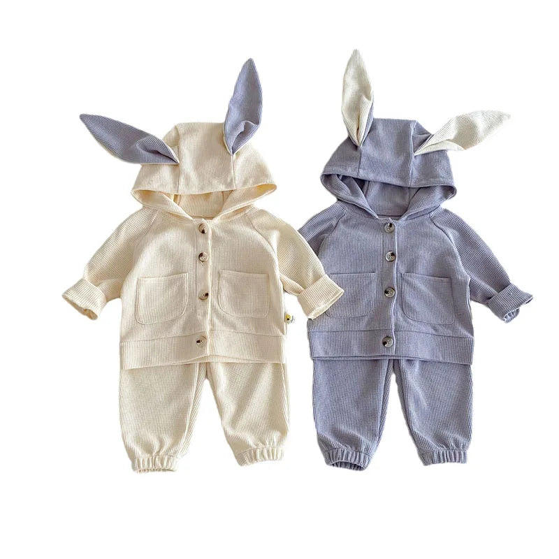 Rabbit Ear Hooded 2 Piece Set