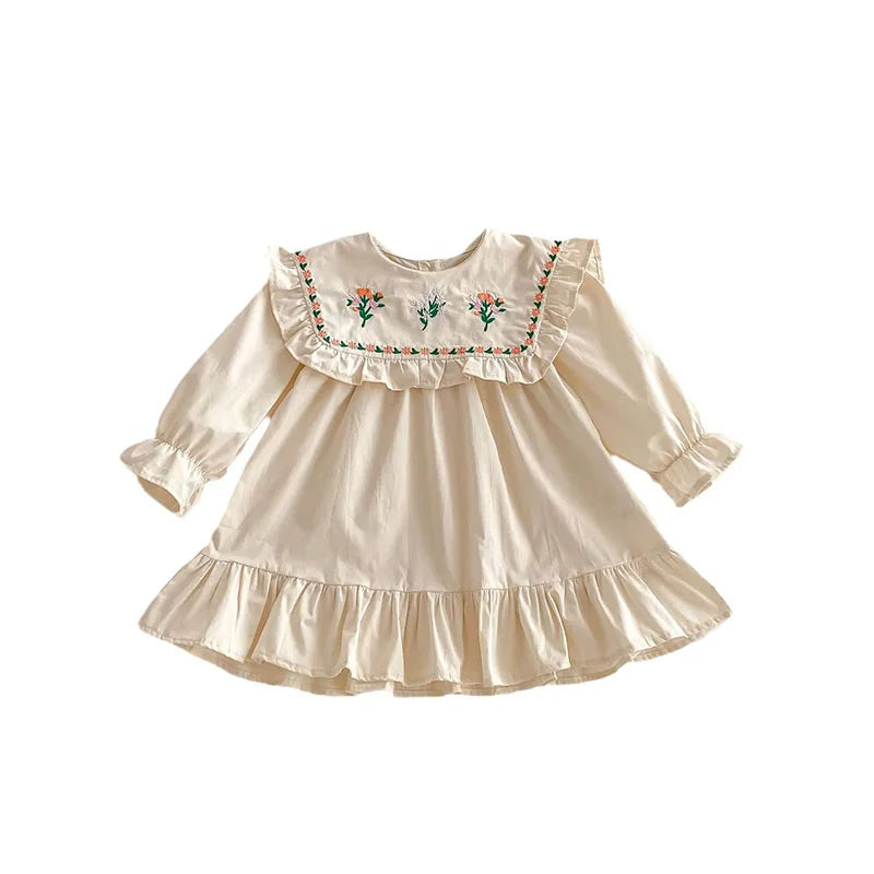 Jackie Embroidered Flower Dress