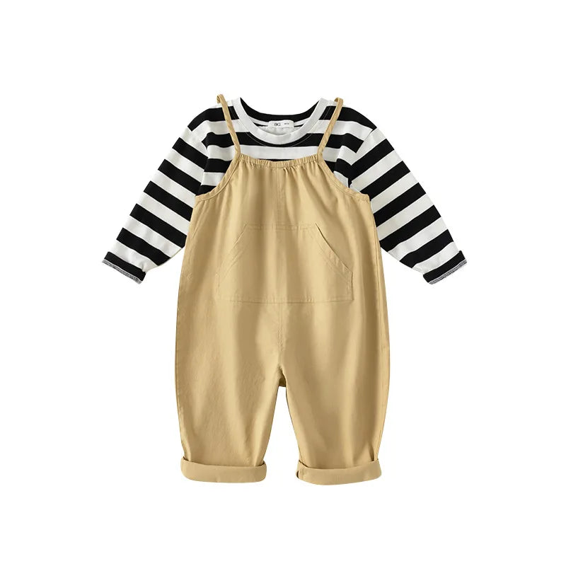 2 Piece Loose Overall Set
