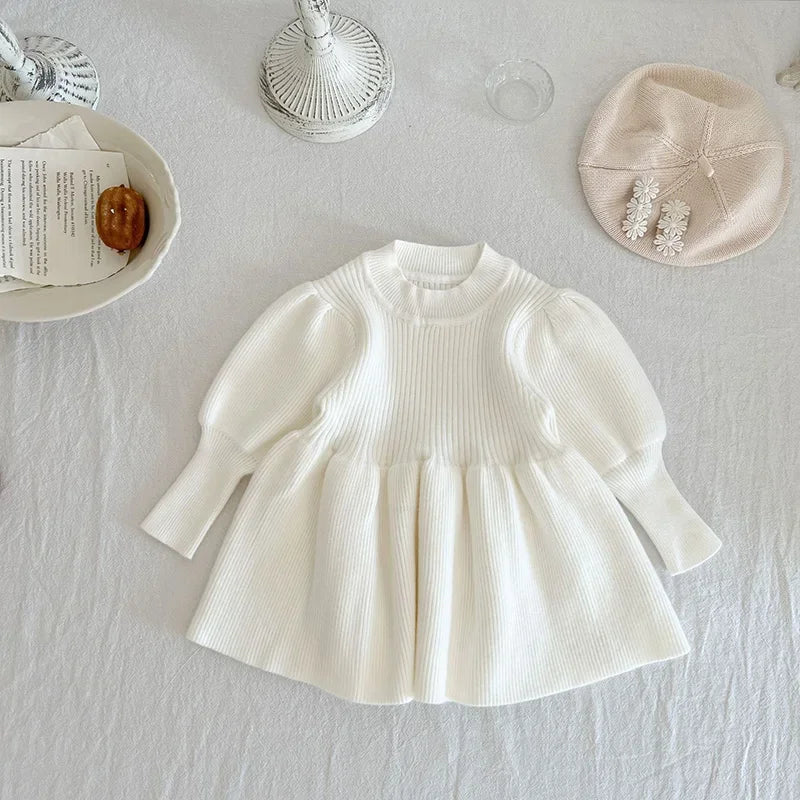 Boutique Vintage Style Puff Sleeve Dress