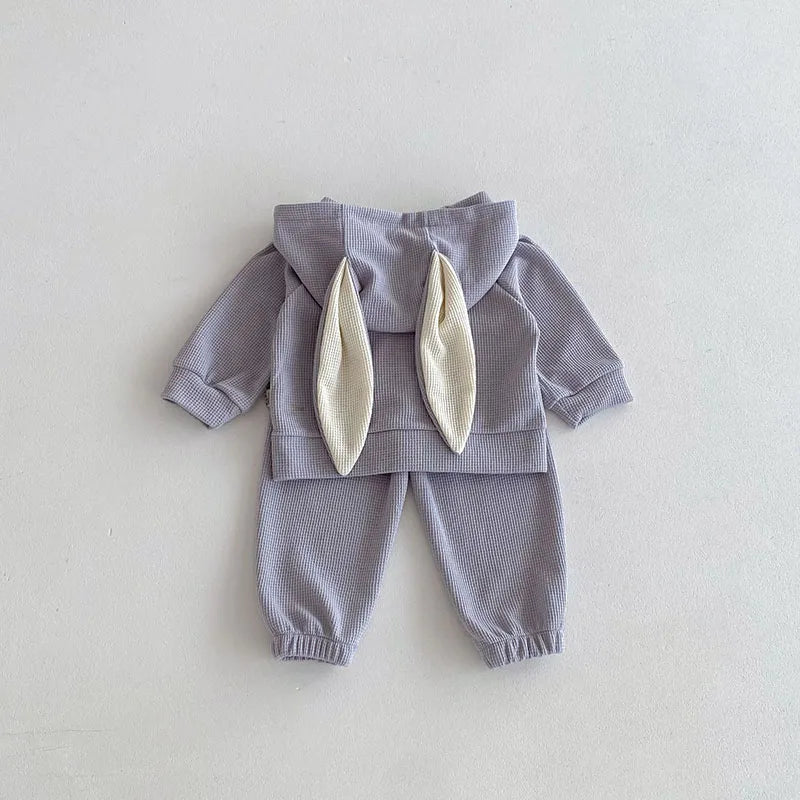 Rabbit Ear Hooded 2 Piece Set