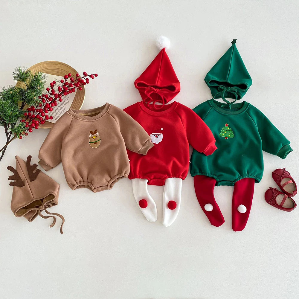 Festive Fleece Romper
