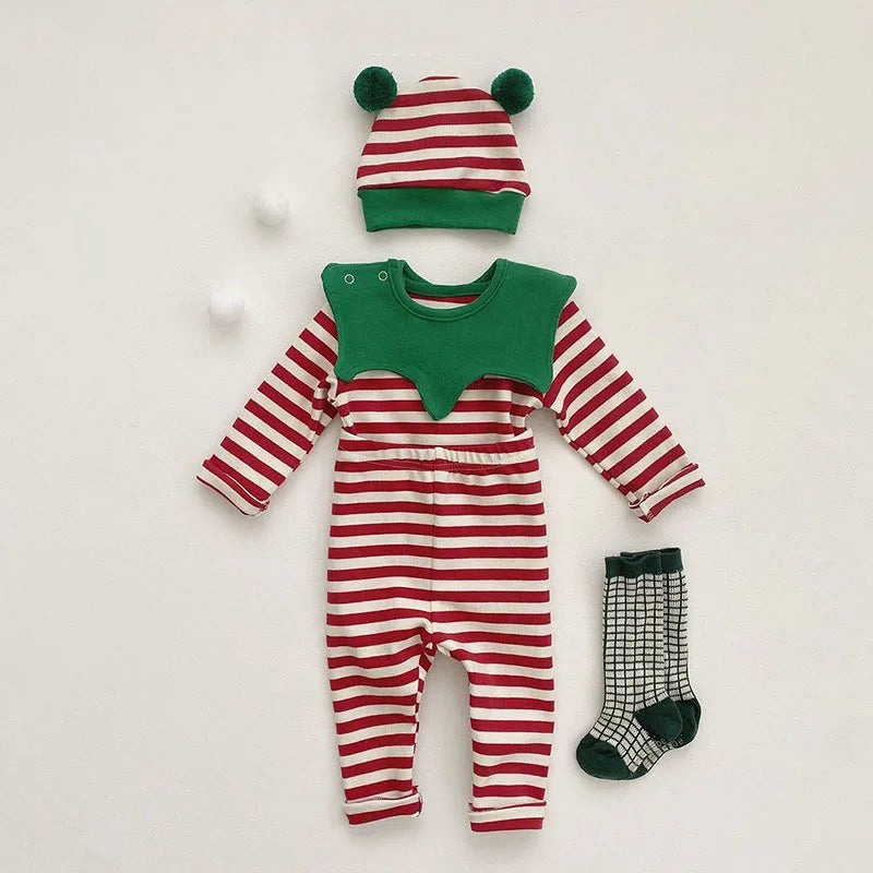 Christmas Set: Top, Bottom, Hat