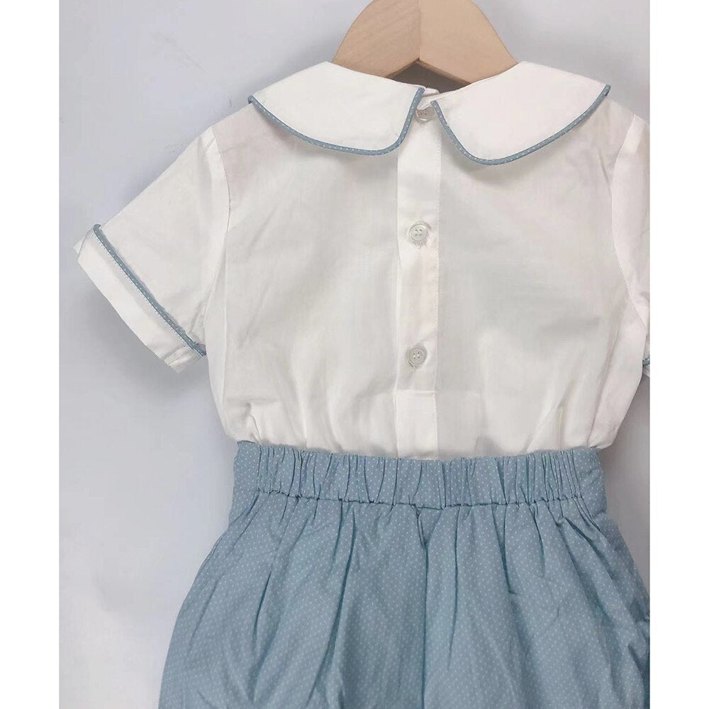Smocked Embroidered Boutique Set