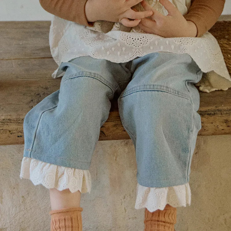 NEW Lace Ankle-Length Pants