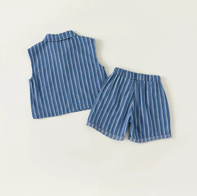 NEW Stripe Top and Short Set