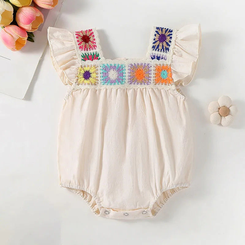 Weaving Flower One Piece