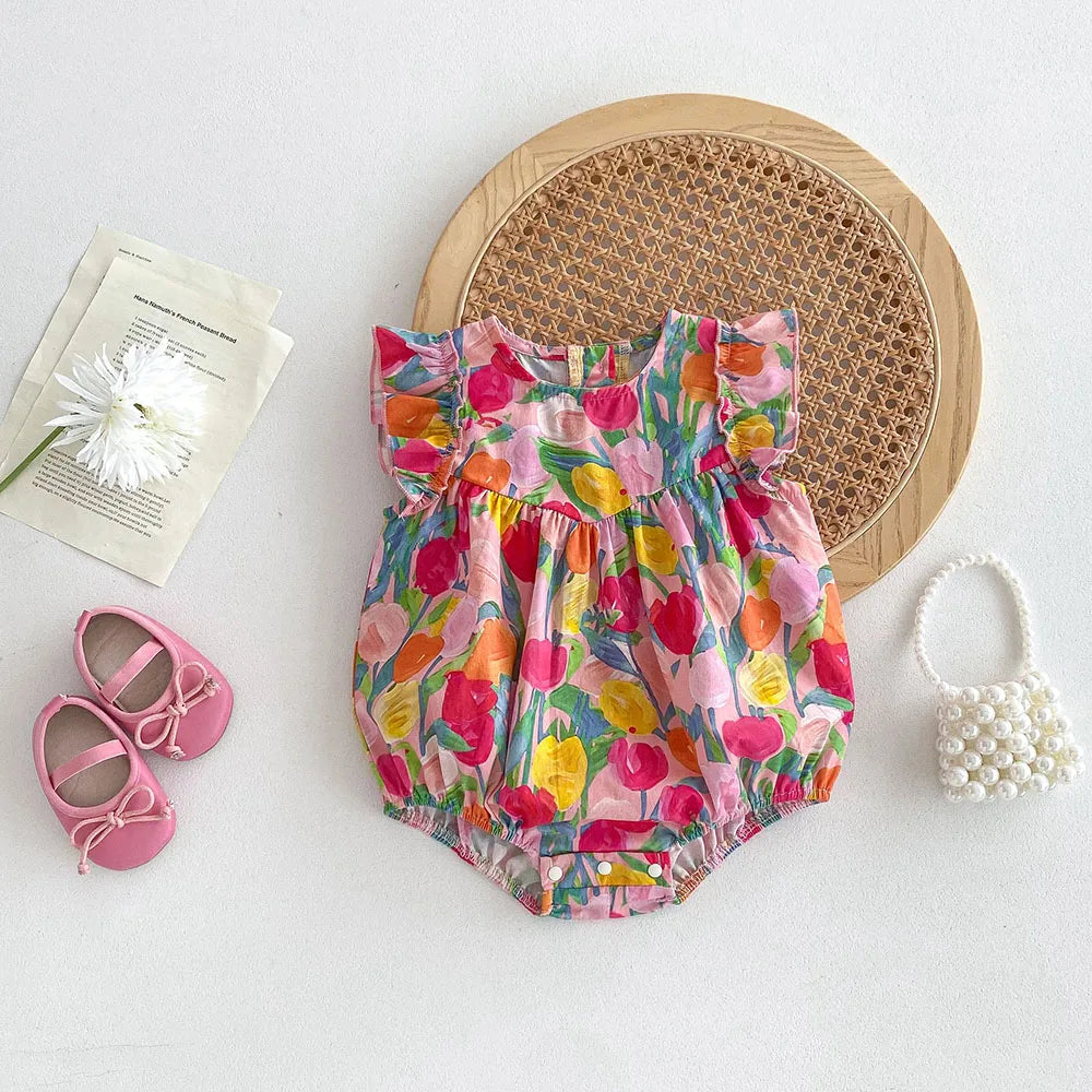 NEW Tulip Print One Piece