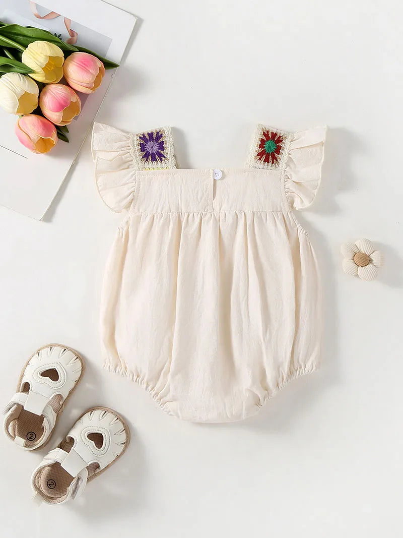 Weaving Flower One Piece