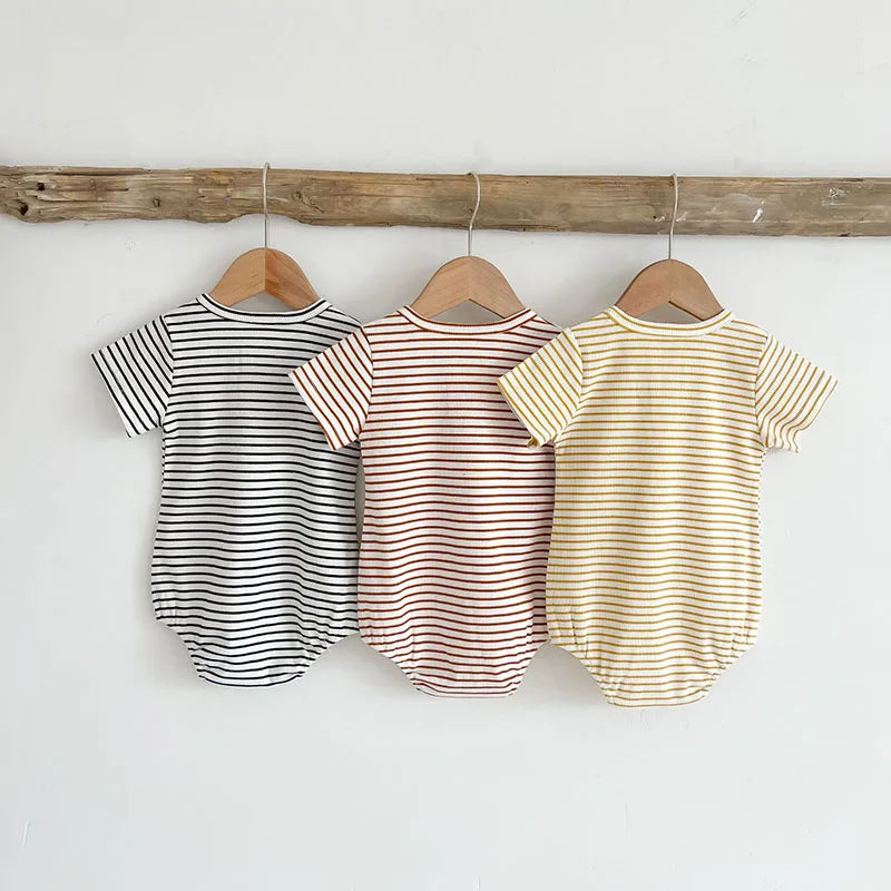 NEW Striped Bodysuit with Headband