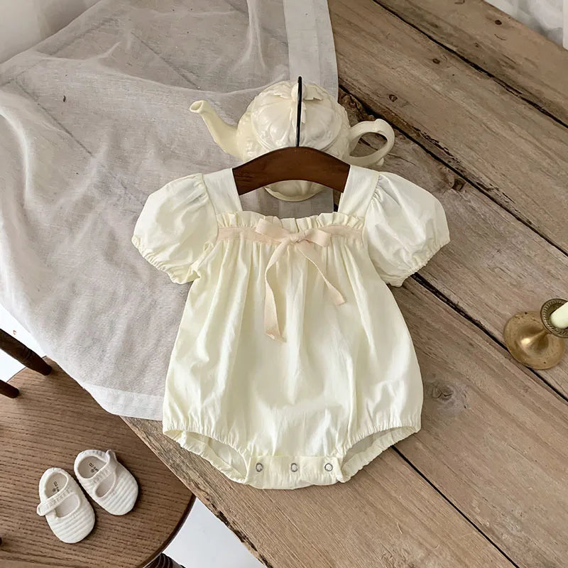 Bohemian Bubble Sleeve Romper
