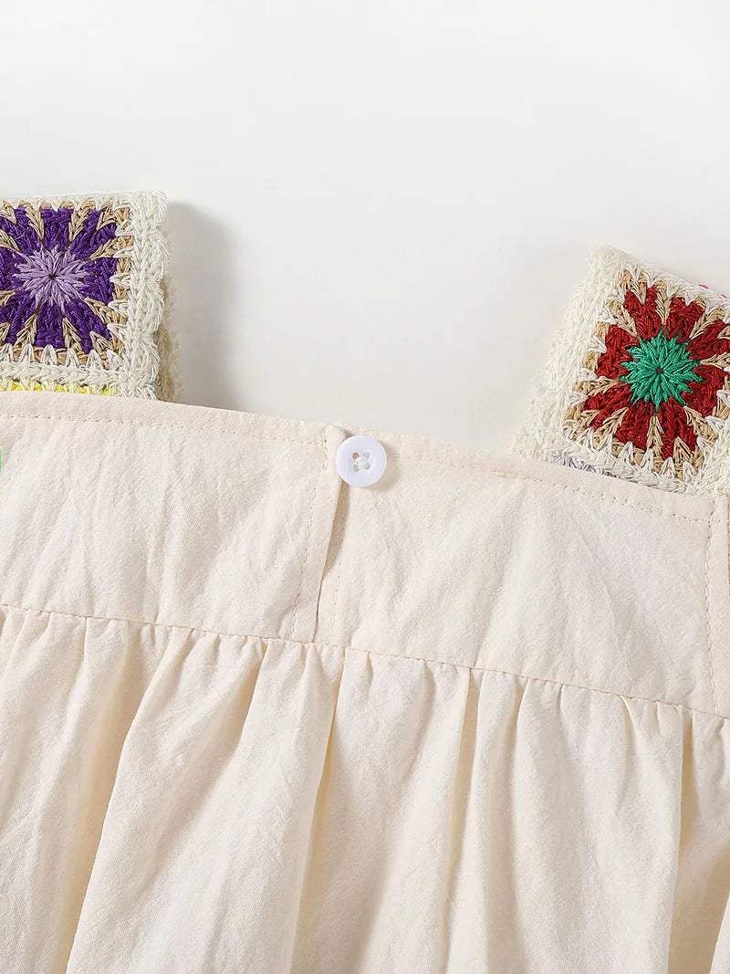 Weaving Flower One Piece