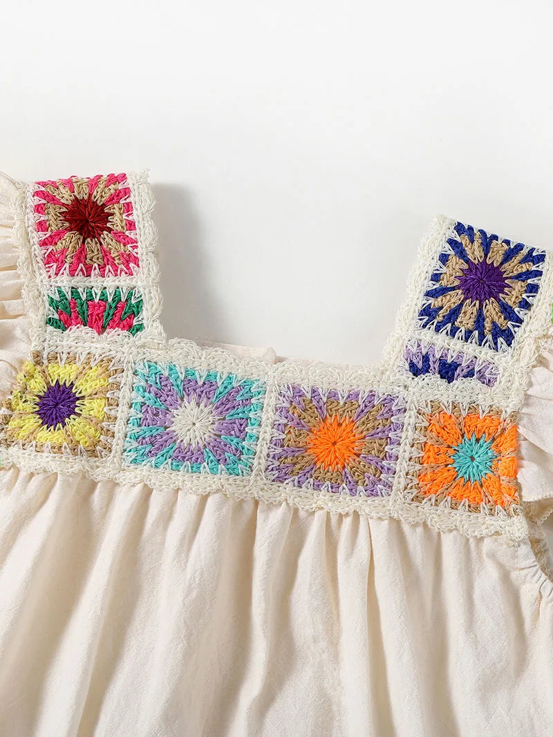 Weaving Flower One Piece