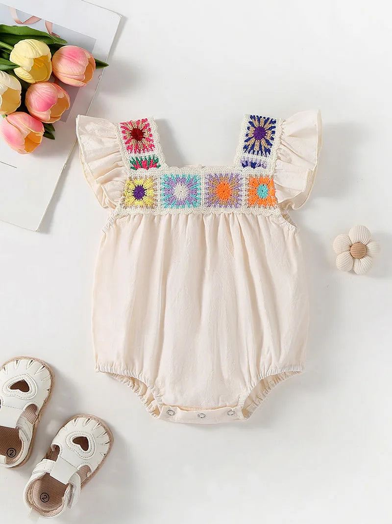 Weaving Flower One Piece